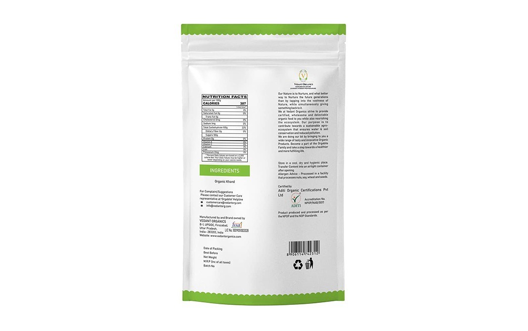 Orgabite Organic Khand    Pack  1 kilogram